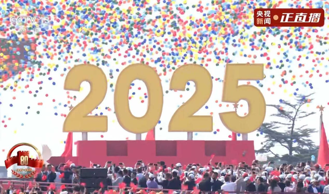 செப்டம்பர் 3, 2025, சீனாவின் இராணுவ அணிவகுப்பு, லேடெக்ஸ் பலூன் வெளியீடு