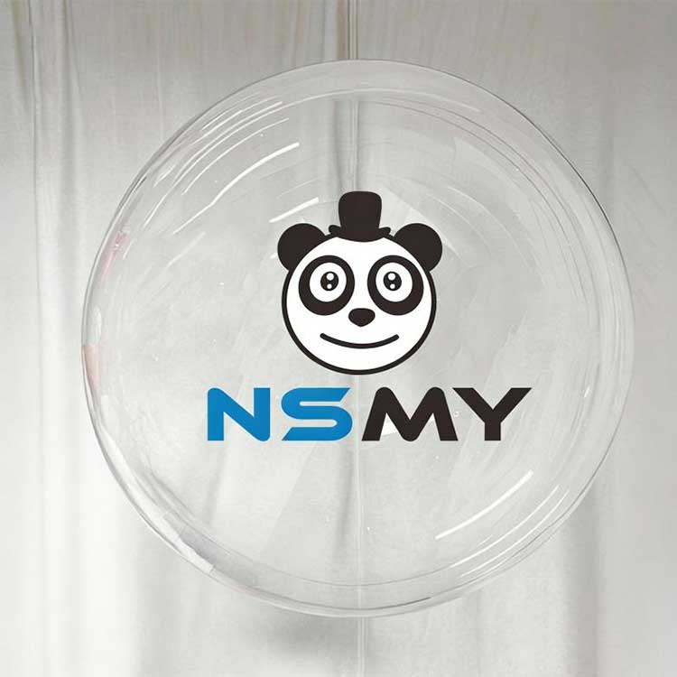 48 இன்ச் சுற்று தெளிவான போபோ பலூன்கள்