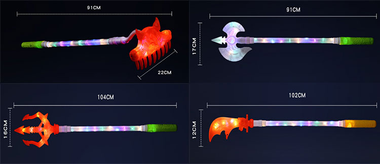 Glowing weapon toys Glowing weapon toys