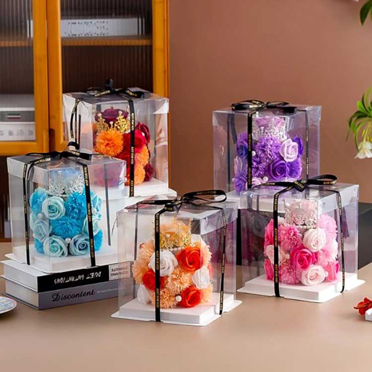 ரோஜா மலர் பரிசு பெட்டி