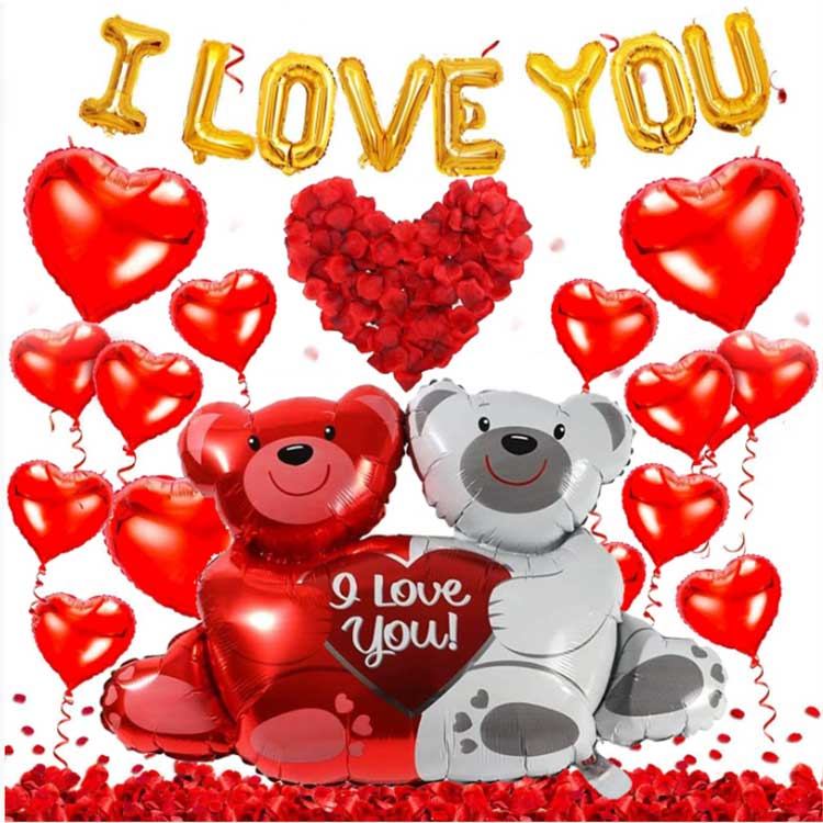 காதலர் தின படலம் பலூன்கள்